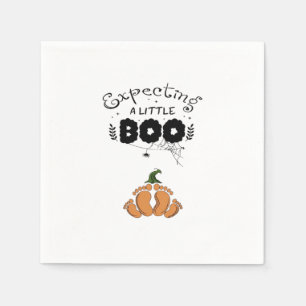 Servilleta De Papel Embarazo de Halloween Mamá para ser Esperando a Li