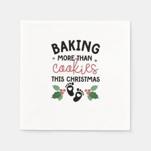 Servilleta De Papel Embarazo de más de galletas esta Navidad