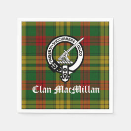 Servilleta De Papel Emblema de Clan MacMillan y Tartán