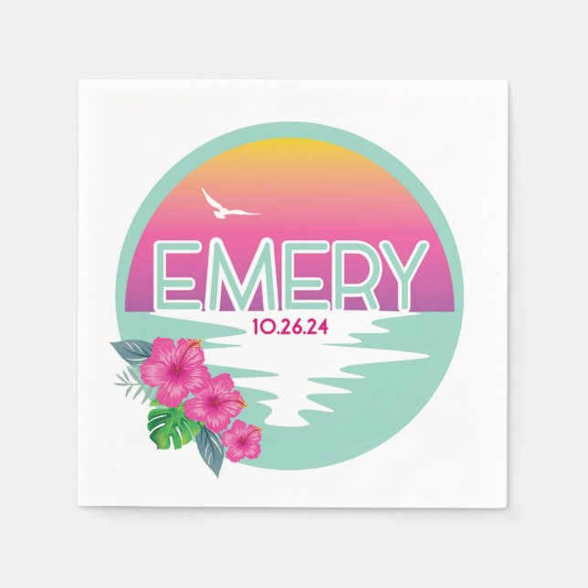 Servilleta De Papel Emery Napkin (Anverso)