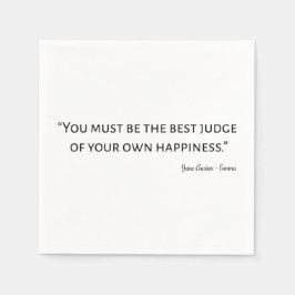 Servilleta De Papel Emma De Jane Austen Cita I