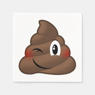 Servilleta De Papel Emoji de Caca de Invierno