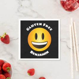 Servilleta De Papel Emoji sonriente libre de gluten