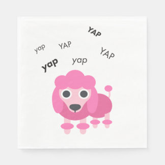 Servilleta De Papel Emoji Yap Poodle Cute