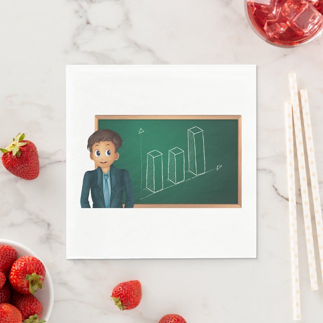 Servilleta De Papel Empresario presentando toallas de papel (Subido por el creador)