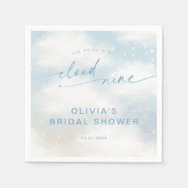 Servilleta De Papel En Cloud 9 Dreamy Clouds Bridal Shower