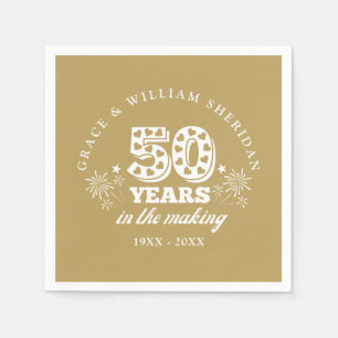 Servilleta De Papel En el 50° aniversario de los Bodas