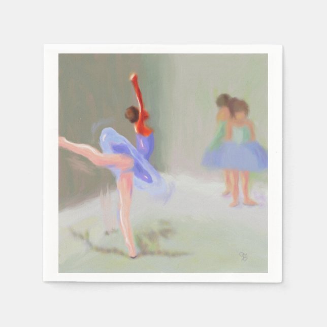 Servilleta De Papel En el ballet (Anverso)