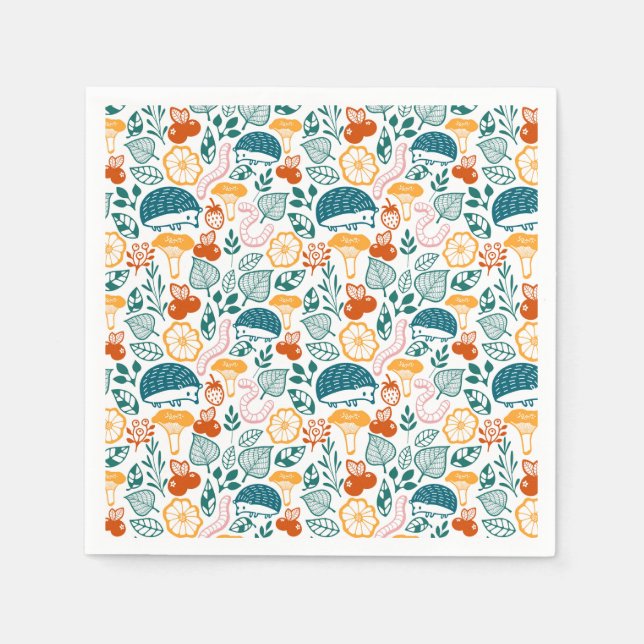 Servilleta De Papel En el bosque (Anverso)