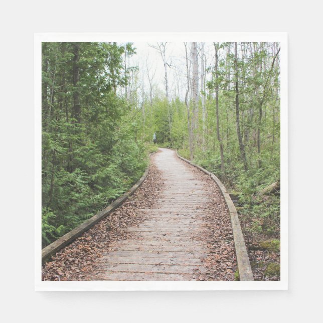 Servilleta De Papel En el bosque - servilletas de papel (Anverso)