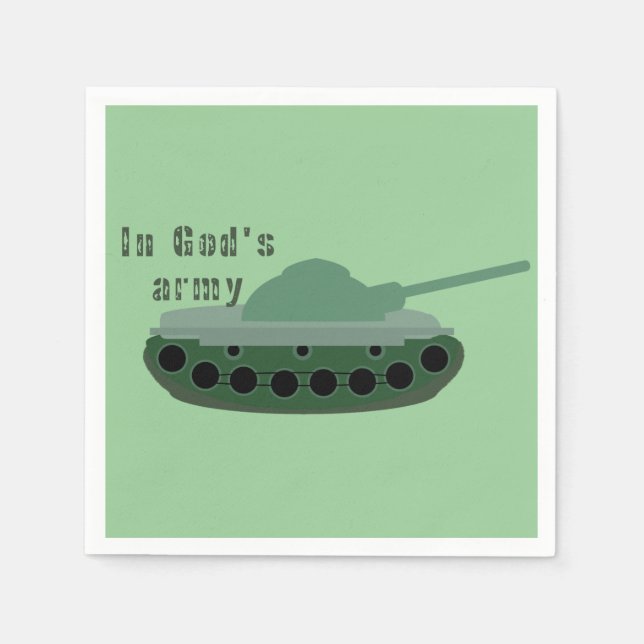 Servilleta De Papel en el ejército de Dios (tanque) (Anverso)