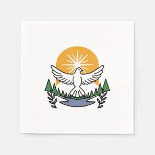 Servilleta De Papel En el espíritu de Dios que levantamos - Fe y liber