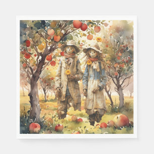 Servilleta De Papel En el huerto de Apple