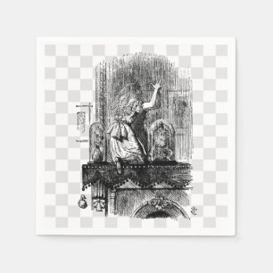 Servilleta De Papel En el lustre cristal