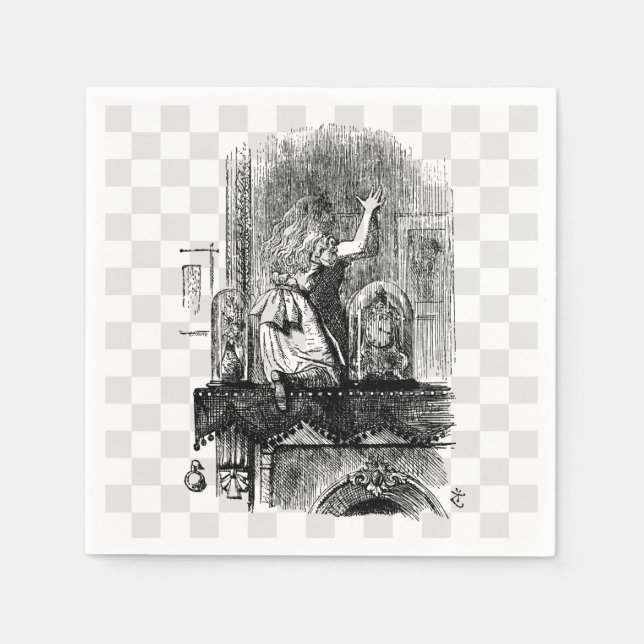 Servilleta De Papel En el lustre cristal (Anverso)