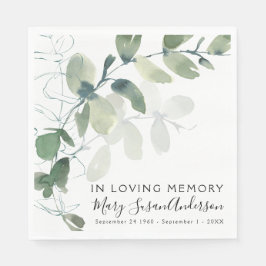 Servilleta De Papel En la memoria amorosa Eucalyptus