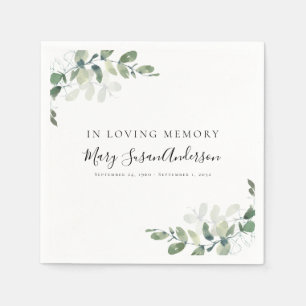 Servilleta De Papel En la memoria amorosa Eucalyptus