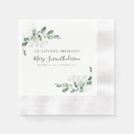 Servilleta De Papel En la memoria amorosa Eucalyptus