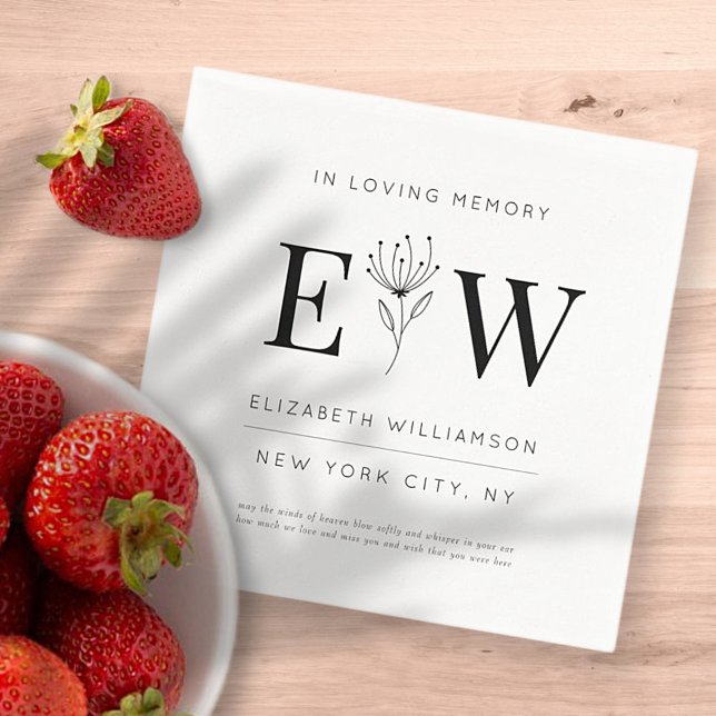 Servilleta De Papel En la memoria amorosa Foliage de citas modernas (Subido por el creador)