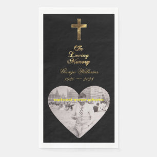 Servilleta De Papel En la memoria amorosa imagen de la forma de la Cru