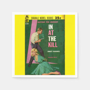 Servilleta De Papel En la portada de la novela Kill pulp
