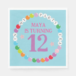 Servilleta De Papel En mi fiesta de cumpleaños de la era de la pulsera