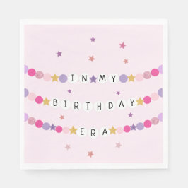 Servilleta De Papel En mi fiesta de cumpleaños de la era de la pulsera