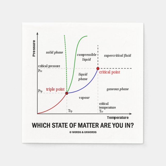 Servilleta De Papel ¿En Qué Estado Estás? (Química) (Anverso)