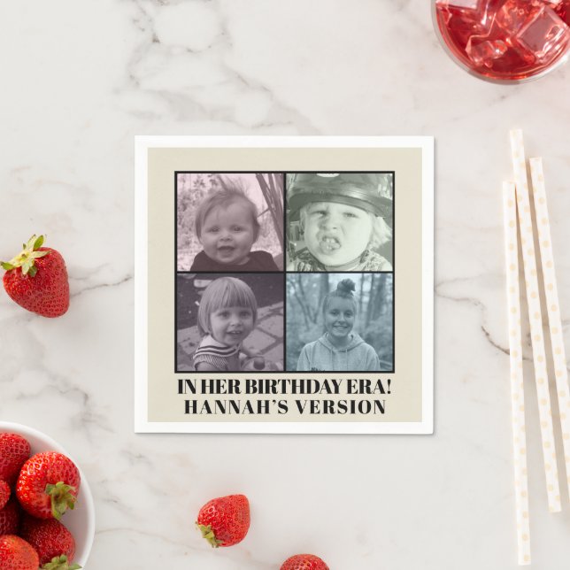 Servilleta De Papel En su era de cumpleaños, foto de la fiesta de cump (In situ)