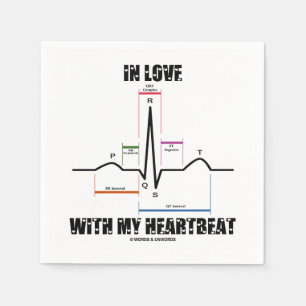 Servilleta De Papel Enamorado de mi electrocardiograma
