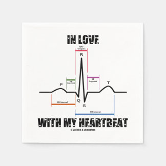 Servilleta De Papel Enamorado de mi electrocardiograma