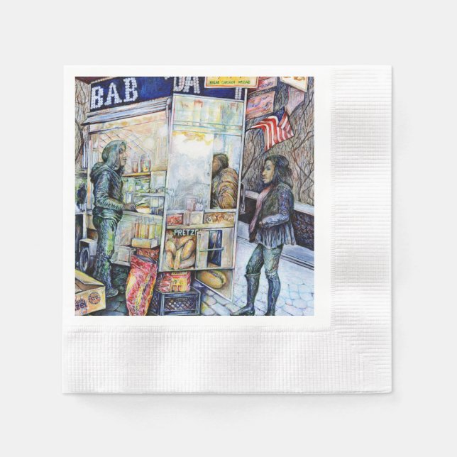 Servilleta De Papel Enamorado de problemas, y en problemas de amor (Anverso)