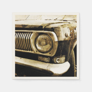 Servilleta De Papel Encabezado de coche clásico antiguo #2