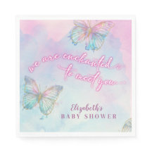 Encantado por el sueño de conocer a mariposa Baby