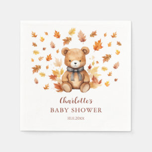 Servilleta De Papel Encantadora Ducha de Bebé del Oso de Peluche de Ot