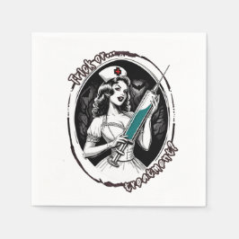 Servilleta De Papel Enfermera de Halloween