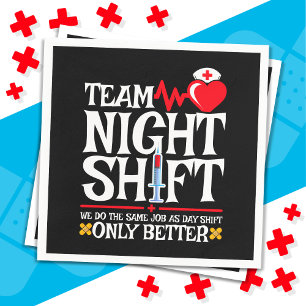 Servilleta De Papel Enfermera de peregrinación divertida