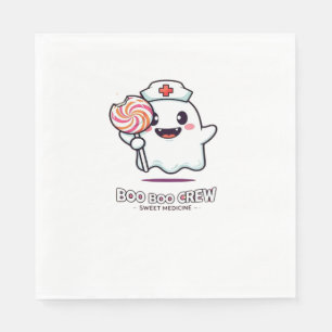 Servilleta De Papel Enfermera fantasma, equipo de bomberos Halloween C