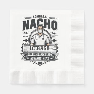 Servilleta De Papel Enfermera Ortopédica Promedio de Nacho