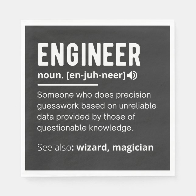 SERVILLETA DE PAPEL ENGINEER DEFINITION (Anverso)