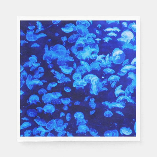 Servilleta De Papel Enjambre de medusas (Anverso)