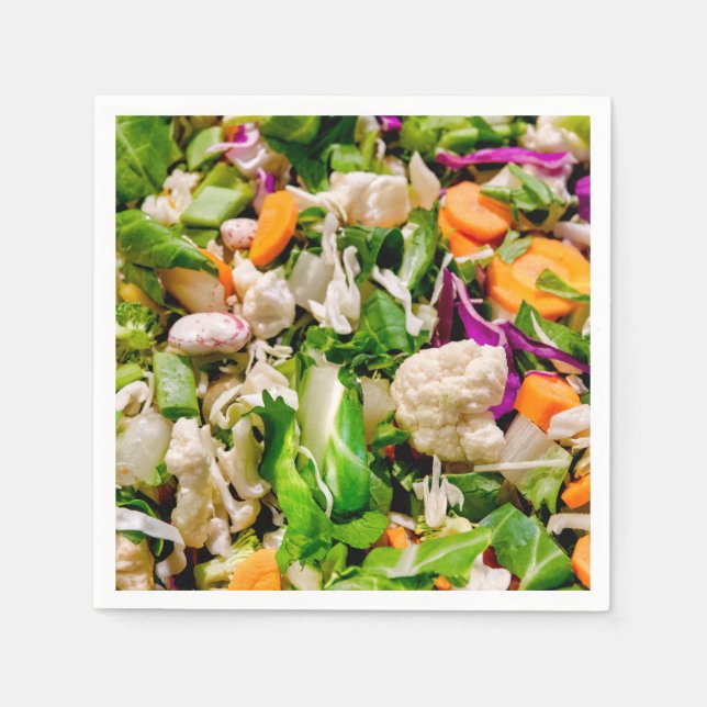 Servilleta De Papel Ensalada mixta (Anverso)