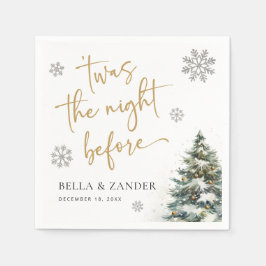 Servilleta De Papel Ensayo de invierno Cena Noche de Napkin antes de N