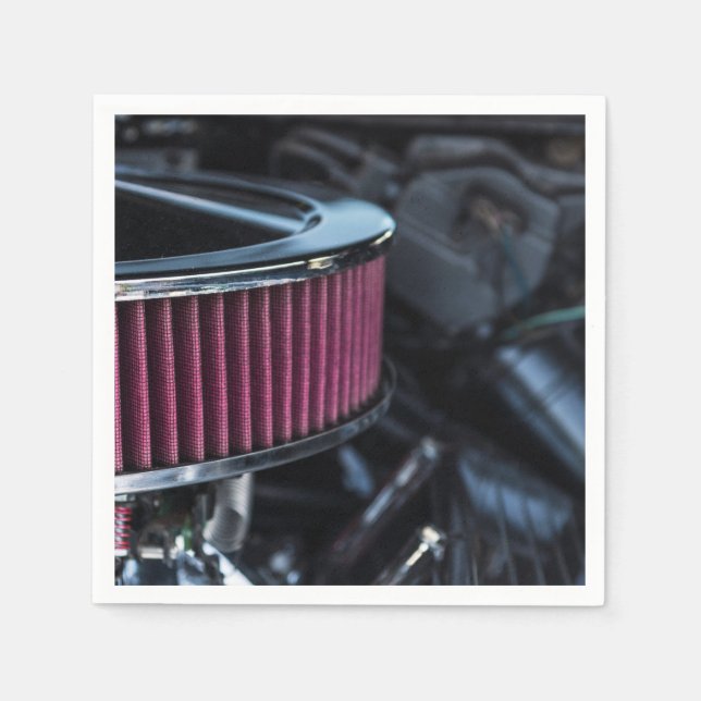 Servilleta De Papel Entrada de aire cromada (Anverso)