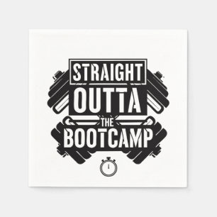 Servilleta De Papel Entrenamiento en el gimnasio Straight Outta Fitnes
