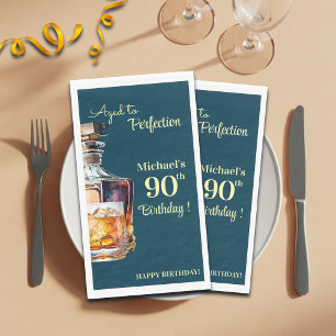 Servilleta De Papel Envejecido a la perfección hombres 90 cumpleaños W