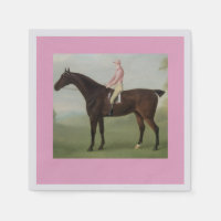 Equestrian Cocktail Napkin