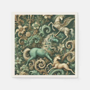 Servilleta De Papel Equinoccio celeste - Unicornio mítico