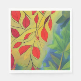 Servilleta De Papel Equinoccio de otoño