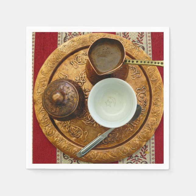 Servilleta De Papel Equipo de café bosnio Mostar (Anverso)